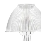 Lampa de Masa Led din plexiglas transparent Made in Italy - Odette Viadurini