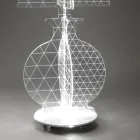 Lampă de podea modernă, marcată cu laser, din plexiglas, 3 dimensiuni - Raissa Viadurini