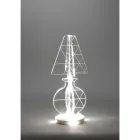 Lampă de podea modernă, marcată cu laser, din plexiglas, 3 dimensiuni - Raissa Viadurini