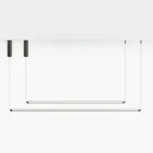 Lampă LED modernă din sticlă striată cu un design exclusivist fabricată în Italia - Lys Viadurini
