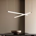 Lampă LED modernă din sticlă striată cu un design exclusivist fabricată în Italia - Lys
