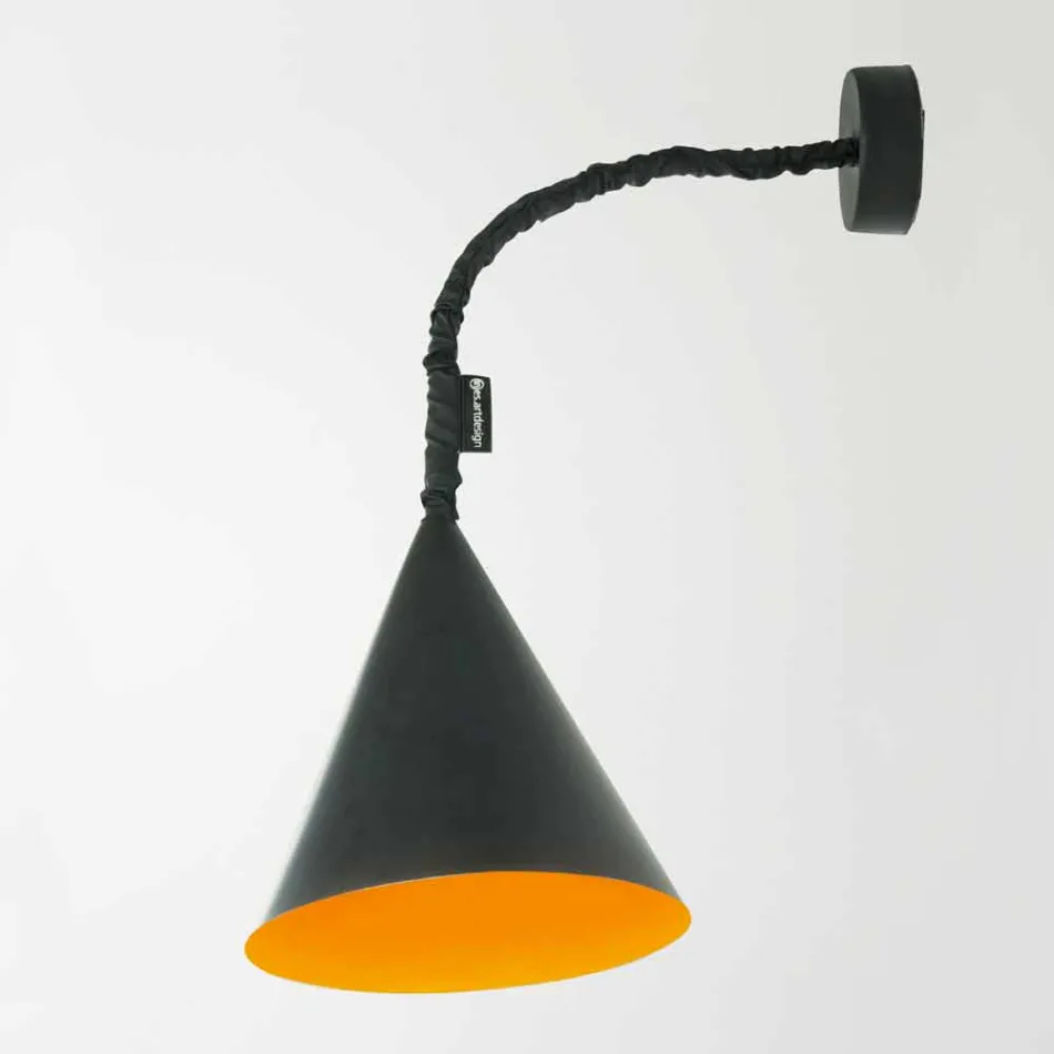 Lampa de perete modernă In-es.artdesign Jazz cu tablă de rășină Viadurini