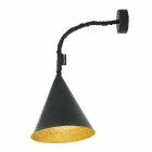 Lampa de perete modernă In-es.artdesign Jazz cu tablă de rășină Viadurini