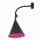 Lampa de perete modernă In-es.artdesign Jazz cu tablă de rășină Viadurini