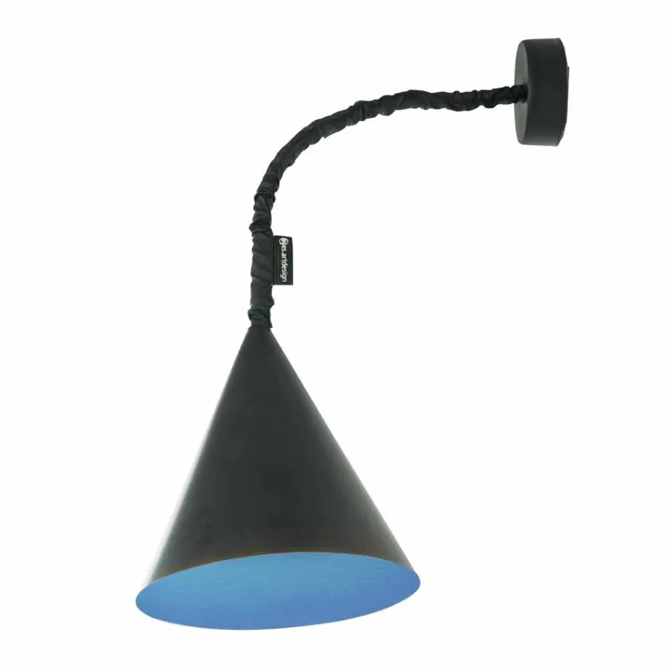 Lampa de perete modernă In-es.artdesign Jazz cu tablă de rășină Viadurini