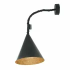Lampa de perete modernă In-es.artdesign Jazz cu tablă de rășină Viadurini