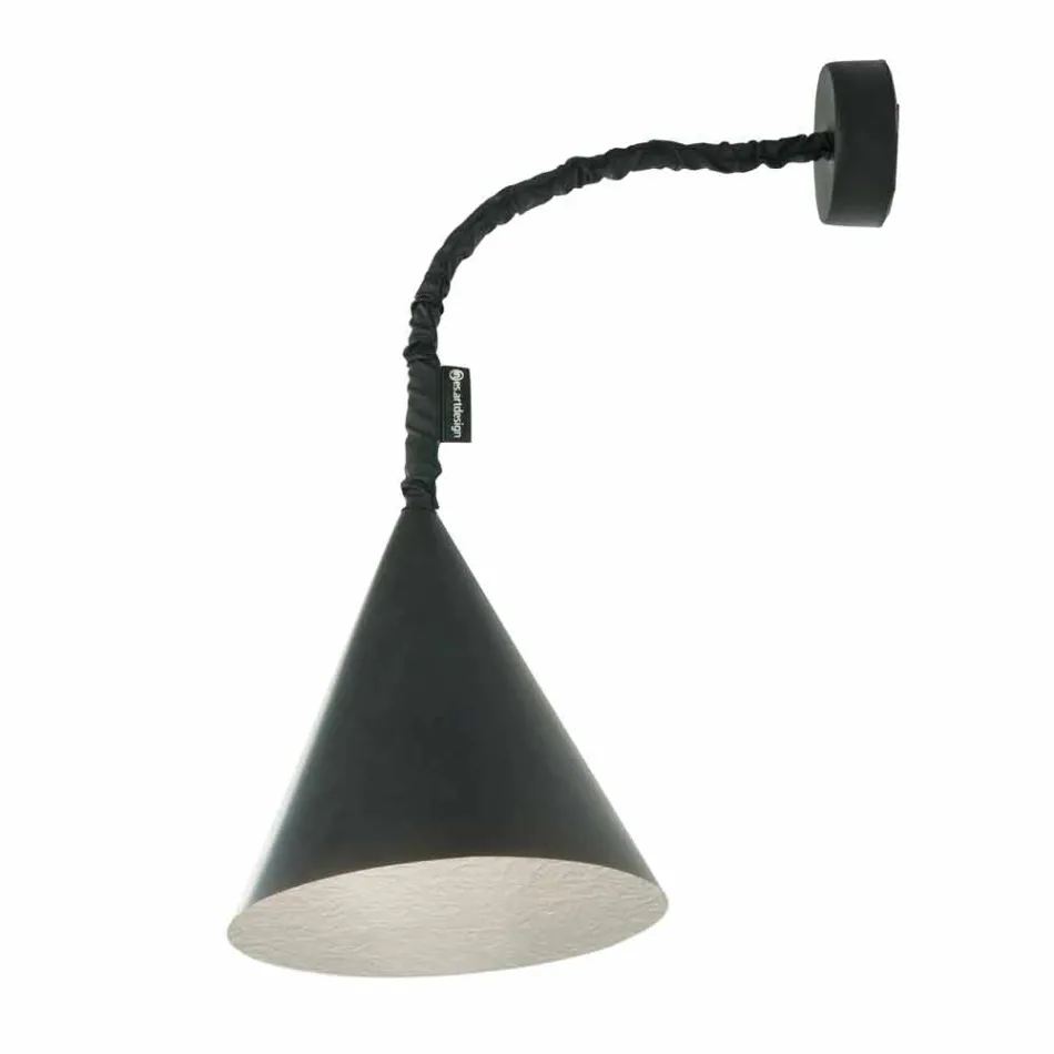 Lampa de perete modernă In-es.artdesign Jazz cu tablă de rășină Viadurini