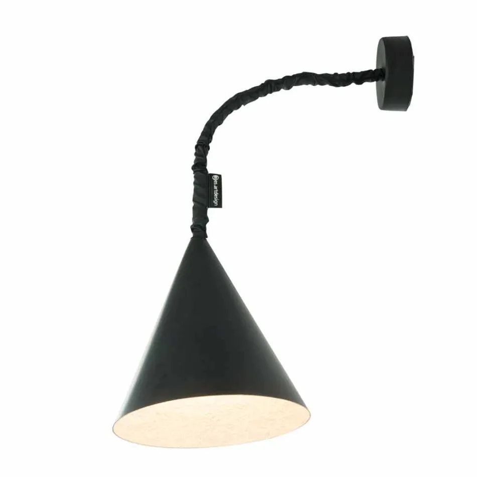 Lampa de perete modernă In-es.artdesign Jazz cu tablă de rășină Viadurini