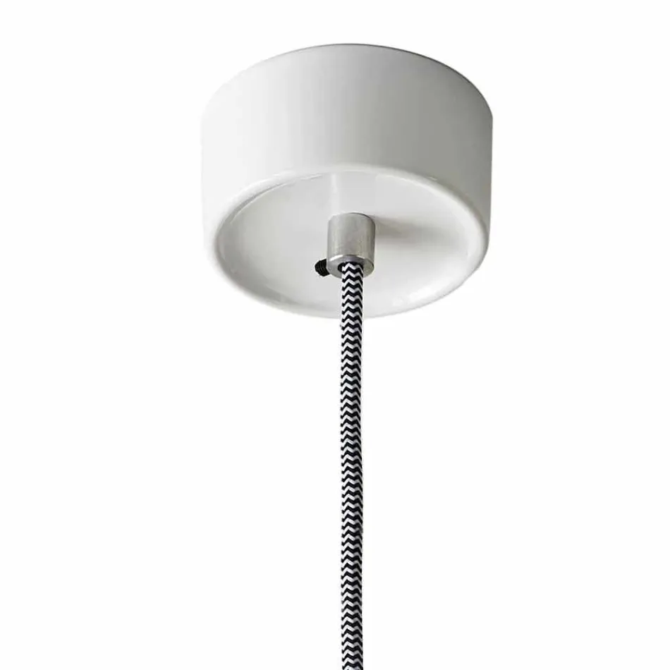 Lampa modernă cu pandantiv din ceramică colorată realizată în Italia Asia Viadurini