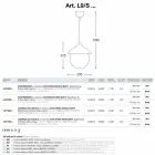 Lampă modernă suspensie în ceramică Lustri 9 Viadurini