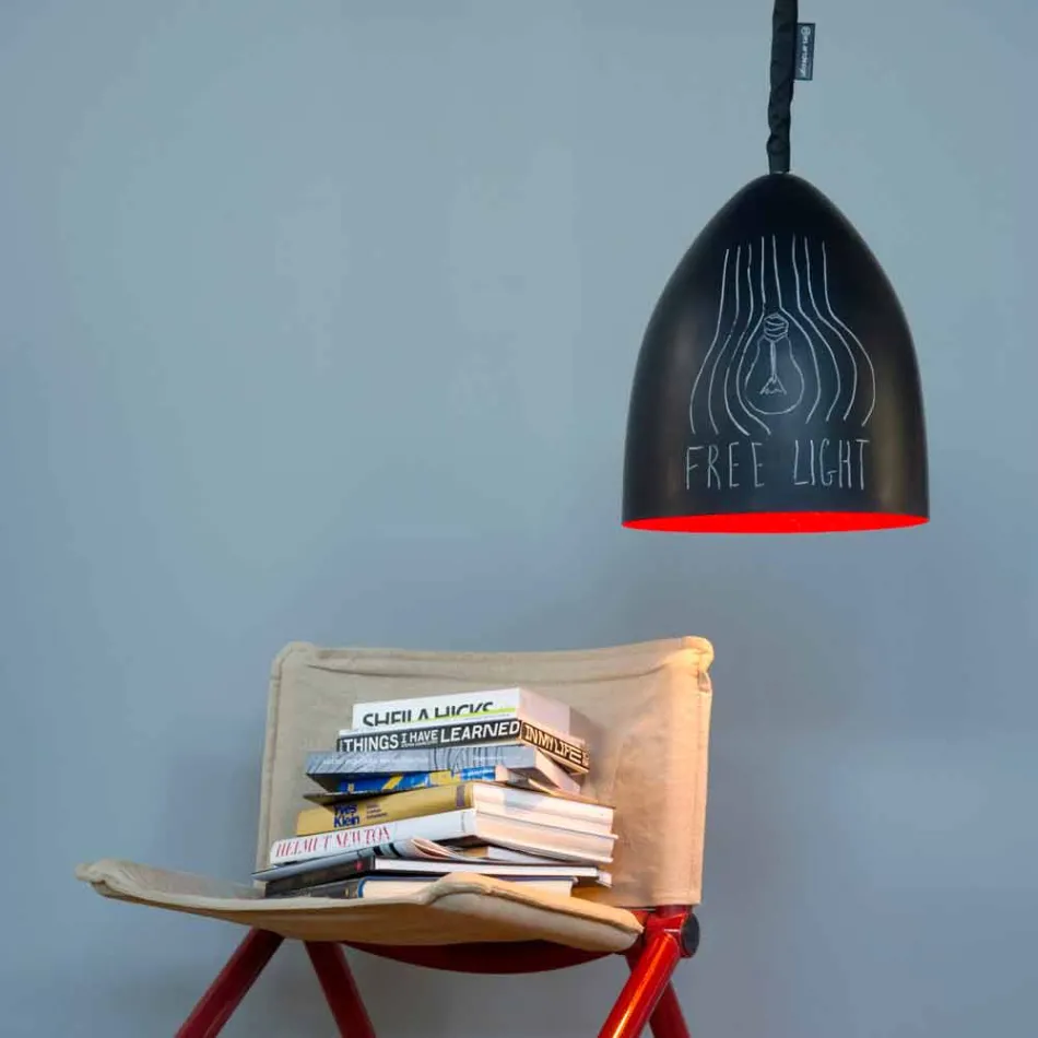 Lampa modernă cu pandantiv In-es.artdesign Flower S Răsfoire tablă Viadurini