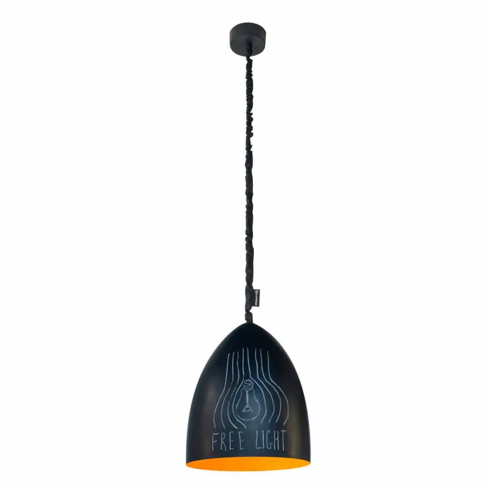 Lampa modernă cu pandantiv In-es.artdesign Flower S Răsfoire tablă Viadurini