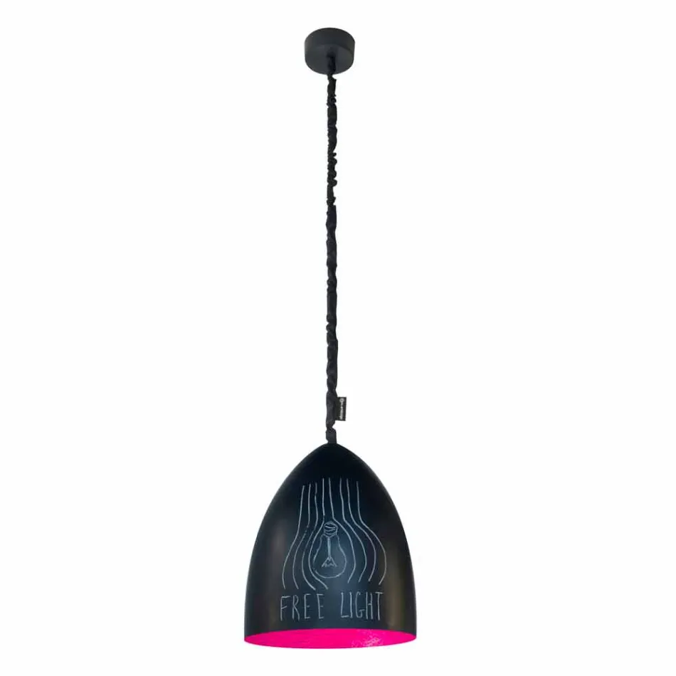 Lampa modernă cu pandantiv In-es.artdesign Flower S Răsfoire tablă Viadurini