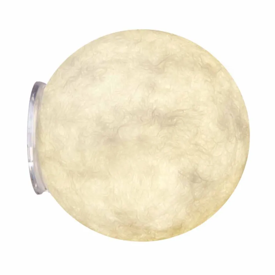 Modernă lampă de perete In-es.artdesign A. Moon în nebulită Viadurini