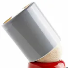 Lampă de masă modernă din lemn de fag și ceramică realizată în Italia Asia Viadurini