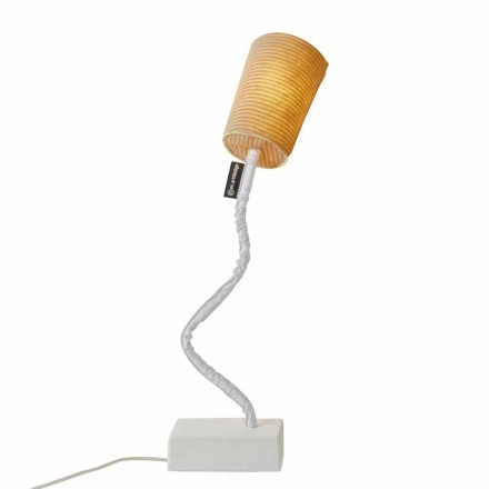Lampă de masă modernă In-es.artdesign Vopsea T Stripe în lână Viadurini