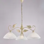 Lampă modernă din sticlă și metal, fabricată în Italia, ideală pentru orice cameră - Carina Viadurini