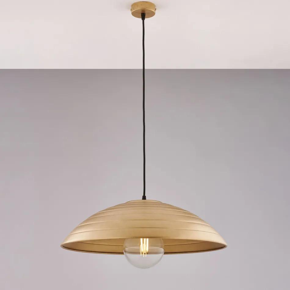 Lampă modernă din sticlă și metal, fabricată în Italia, ideală pentru orice cameră - Cygnus Viadurini