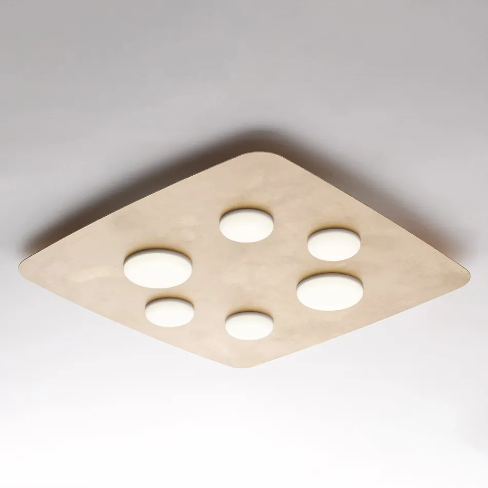 O lampă modernă din sticlă și metal pentru decorațiuni interioare elegante – Kepler Viadurini