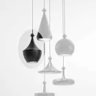 Lampa suspendată modernă din ceramică realizată în Italia - Lustrini L3 Aldo Bernardi Viadurini