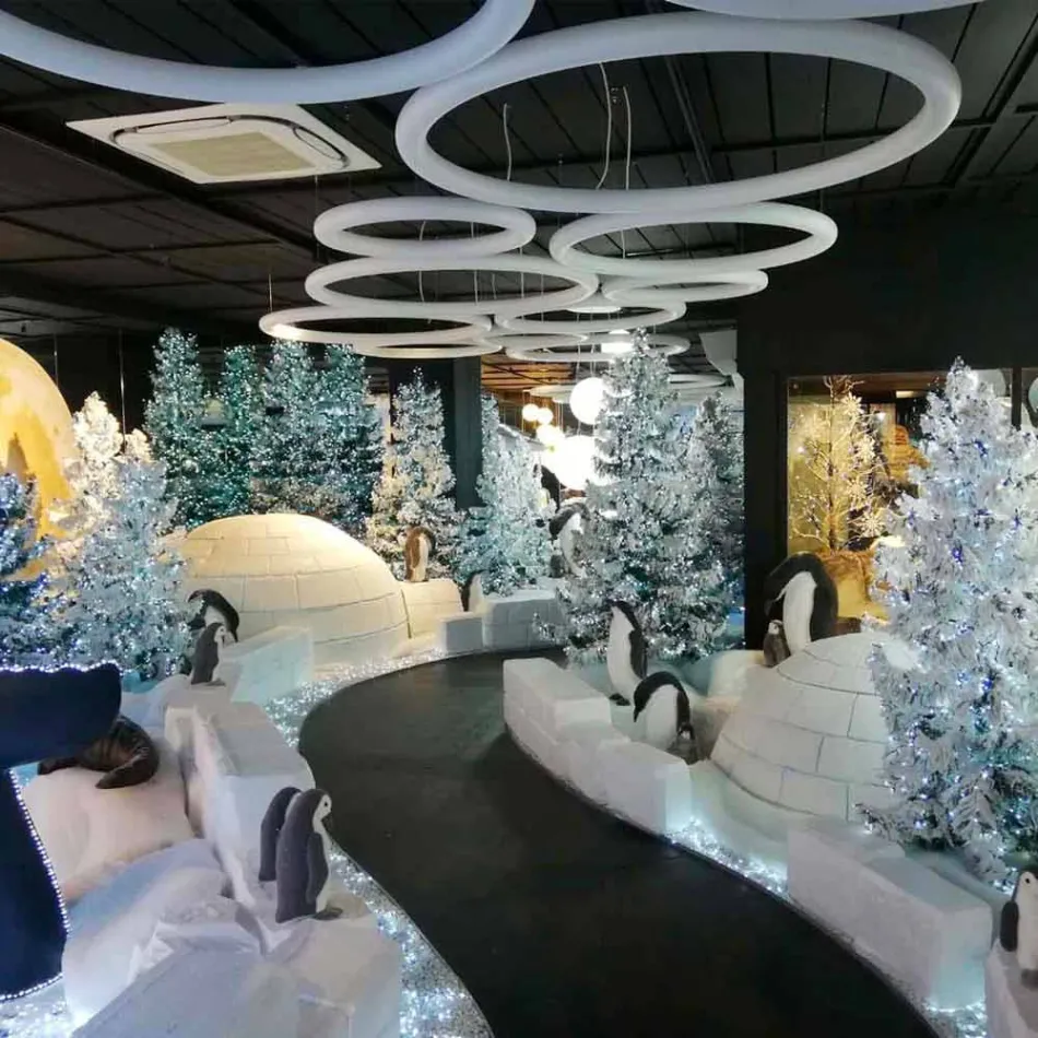 Lampă modernă rotundă din polietilenă Made in Italy - Slide Giotto Viadurini