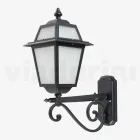 Lampa de exterior din aluminiu antracit si sticla Made in Italy - Elric Viadurini