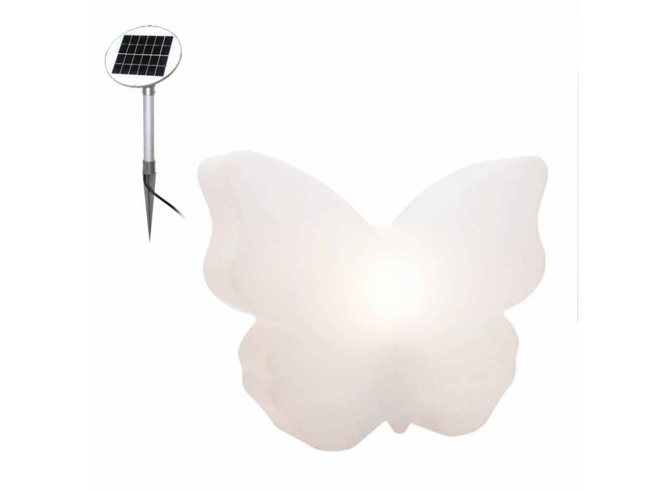 Lampă pentru exterior sau interior, White Butterfly Modern Design - Farfallastar Viadurini