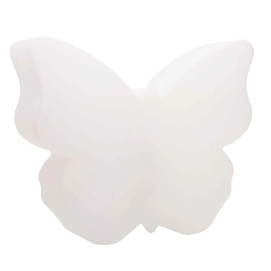 Lampă pentru exterior sau interior, White Butterfly Modern Design - Farfallastar Viadurini