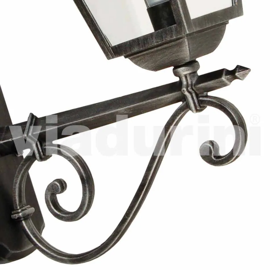 Lampa de perete de exterior din aluminiu realizata in Italia, Aquilina Viadurini