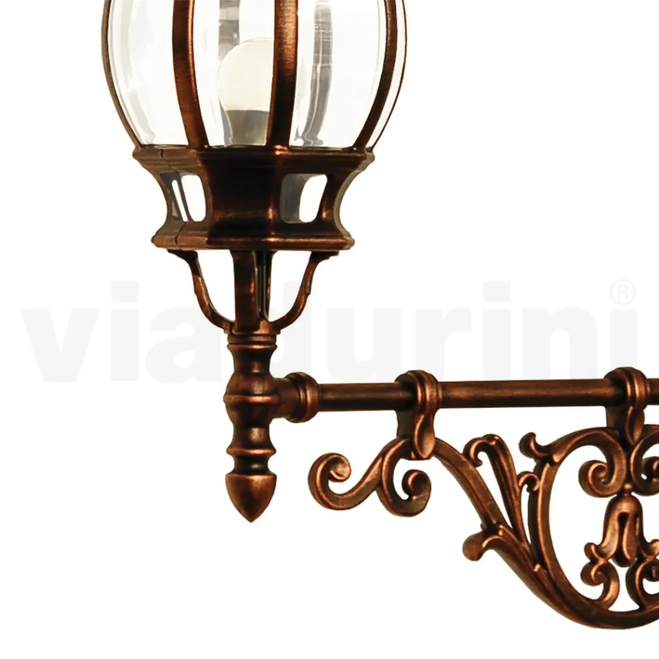 Aplica de exterior din aluminiu Made in Italy - Leona Viadurini