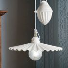 Sus and Downs Lampa cu Suspensie din Ceramica Pliata Lustruita - Laquila Viadurini