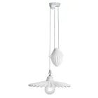 Sus and Downs Lampa cu Suspensie din Ceramica Pliata Lustruita - Laquila Viadurini