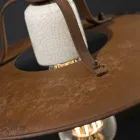 artizanat și în jos din ceramică lampă și metalo Kristen Ferroluce Viadurini