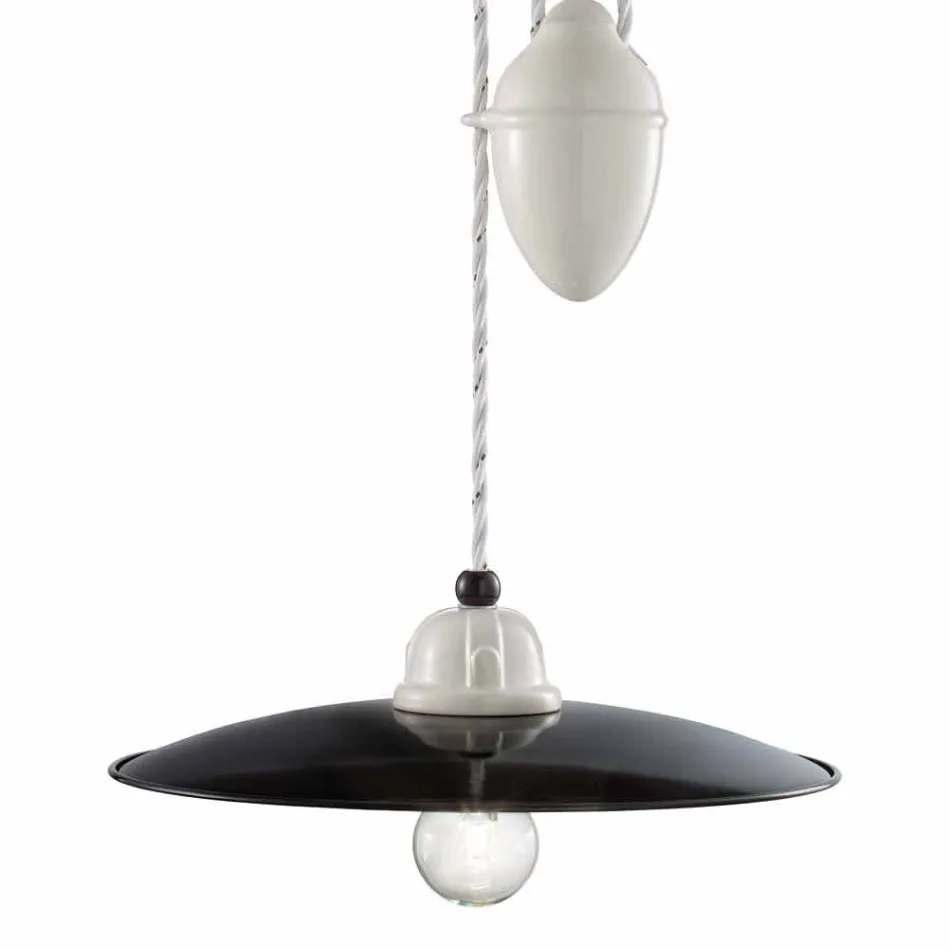 reducerile de lampă lucrate manual ceramica Melissa Ferroluce Viadurini