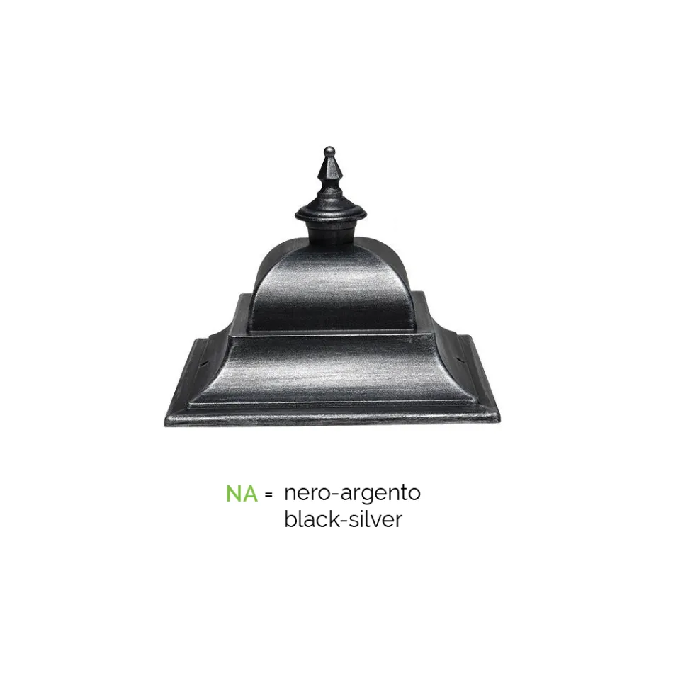 Suspensie de exterior din aluminiu si sticla Made in Italy - Bonaria Viadurini