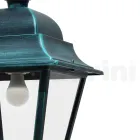 Suspensie de exterior din aluminiu si sticla Made in Italy - Bonaria Viadurini