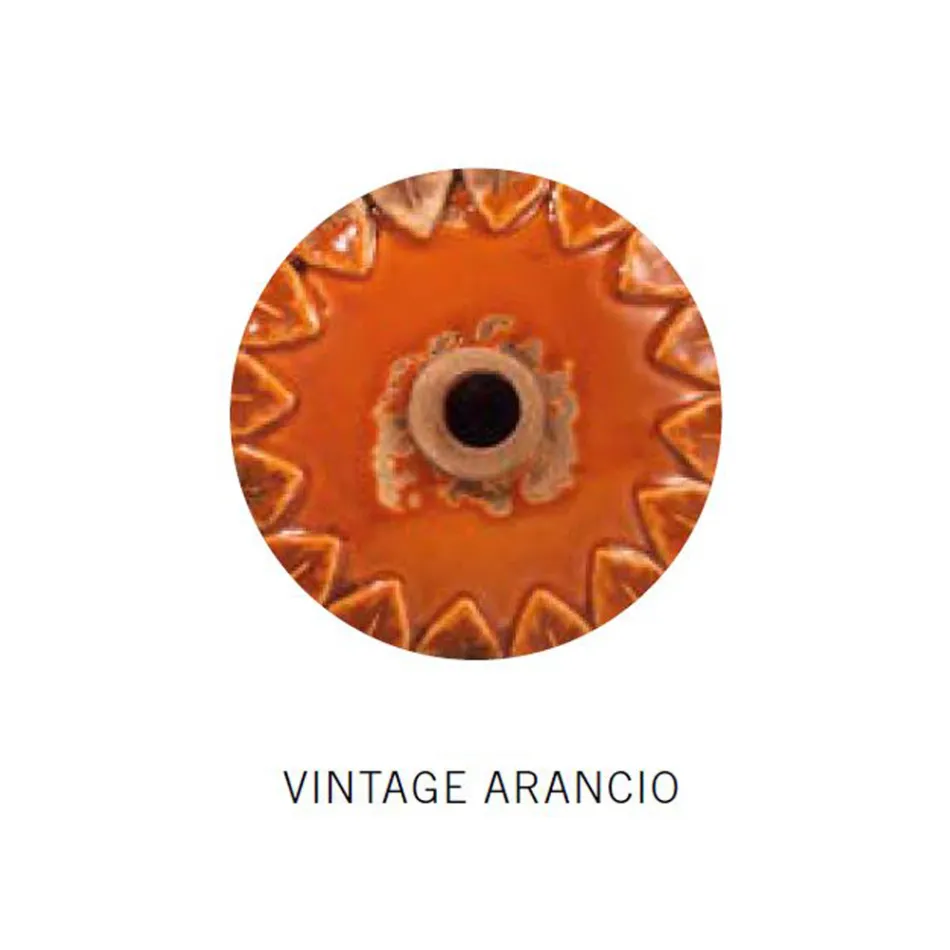 Lampa cu Suspensie Design Industrial din Fier, Sticla si Ceramica - Urban Viadurini