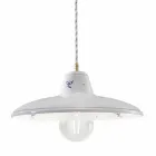 Lampă cu Suspensie în Ceramică Artizanală Decoratiuni de mână Vintage - Como Viadurini