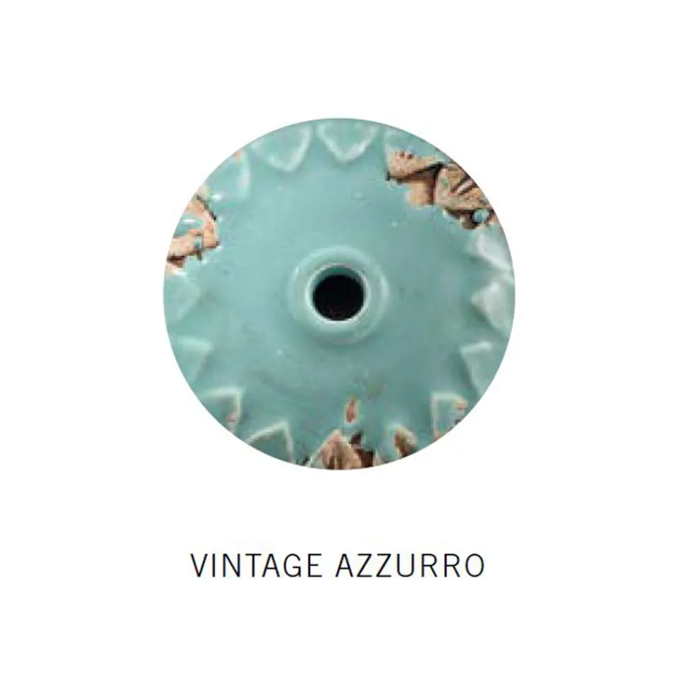 Lampă Industrială Suspensie Artizanală Fier și Ceramică - Industrială Viadurini