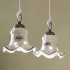 Lampa suspendata 3 Lumini din Fier si Ceramica Pictata Manual Vintage - Chieti Viadurini