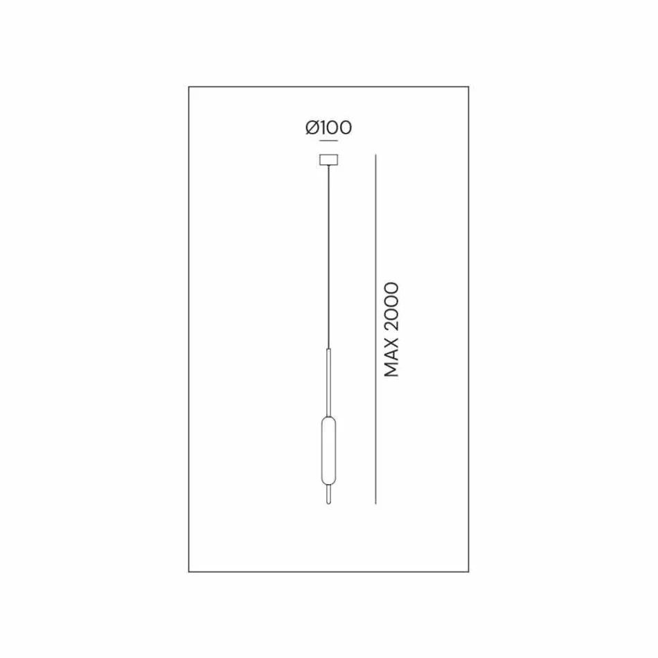 Lampă suspendată cu 1, 3 sau 6 lumini în design modern din alamă - Typha de Il Fanale Viadurini