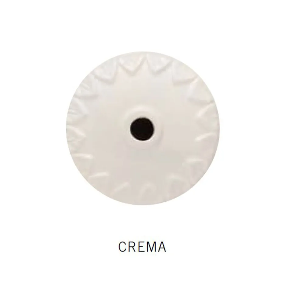 Lampa suspendata din ceramica lucrata manual si alama antica vintage - culori Viadurini