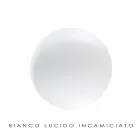 Lampă cu suspendare realizată manual din sticlă albă de Veneție suflată - Zăpadă Viadurini