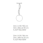 Lampă cu suspendare realizată manual din sticlă albă de Veneție suflată - Zăpadă Viadurini