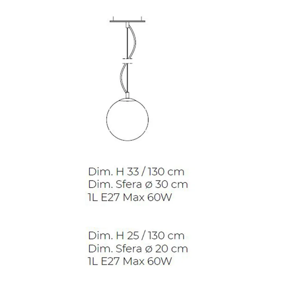 Lampă cu suspendare realizată manual din sticlă albă de Veneție suflată - Zăpadă Viadurini