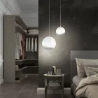 Lampă suspendată realizată manual din sticlă suflată venețiană - Nova Viadurini