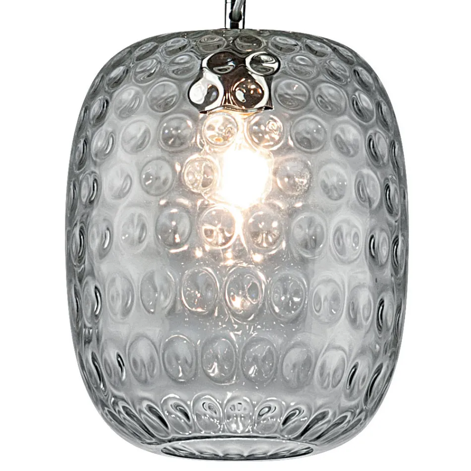 Lampă cu suspendare realizată manual din sticlă venețiană suflată - Cloe Balloton Viadurini