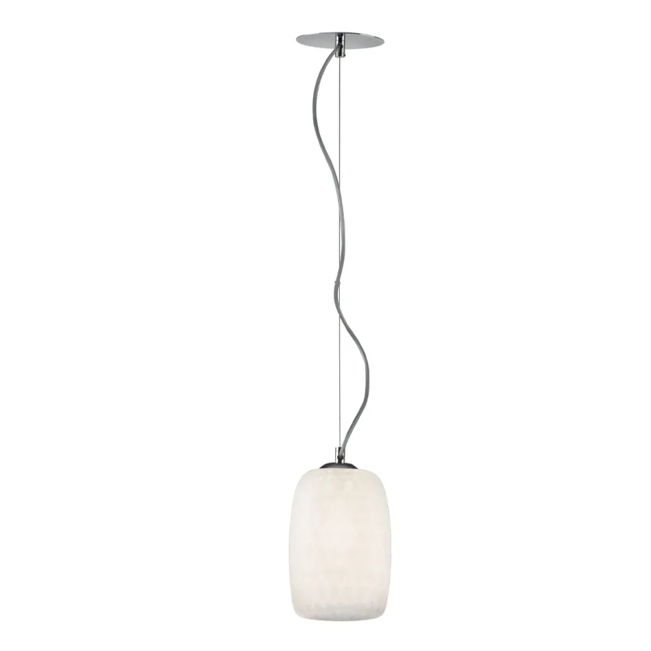 Lampă cu suspendare realizată manual din sticlă venețiană suflată - Cloe Balloton Viadurini