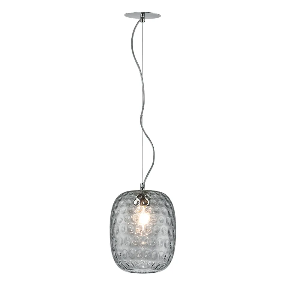 Lampă cu suspendare realizată manual din sticlă venețiană suflată - Cloe Balloton Viadurini