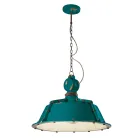 Lampă Industrială Artizanală din Fier și Ceramică - Industrială Viadurini